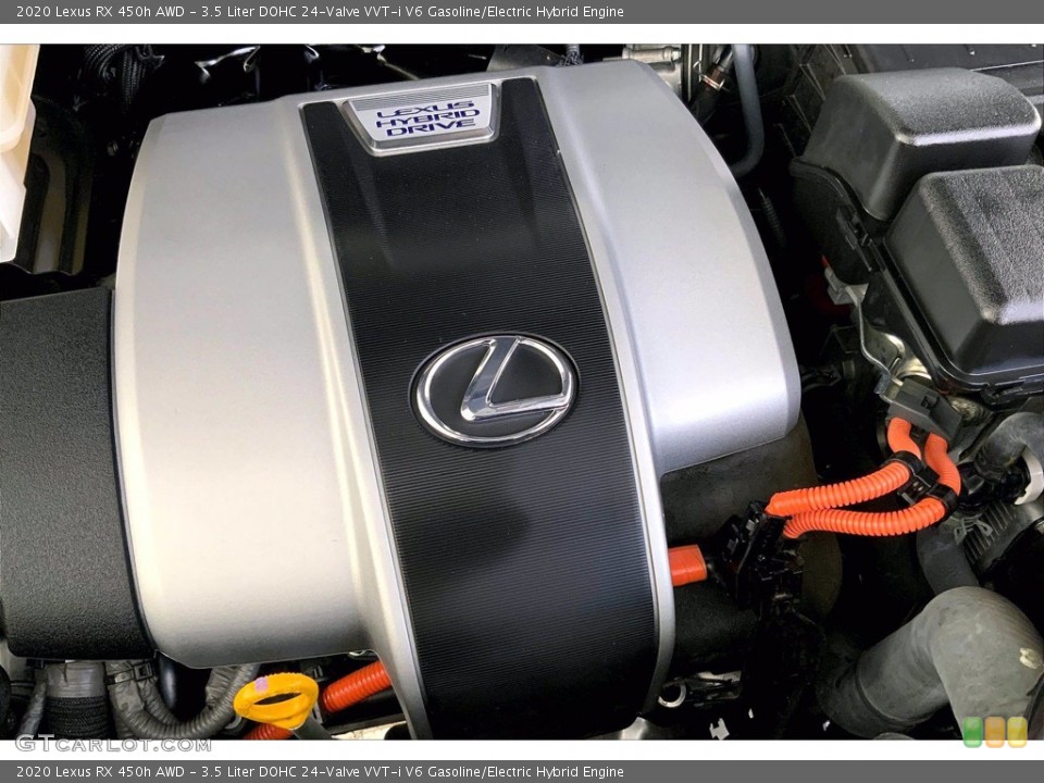 3.5 Liter DOHC 24-Valve VVT-i V6 Gasoline/Electric Hybrid Engine for the 2020 Lexus RX #144080249