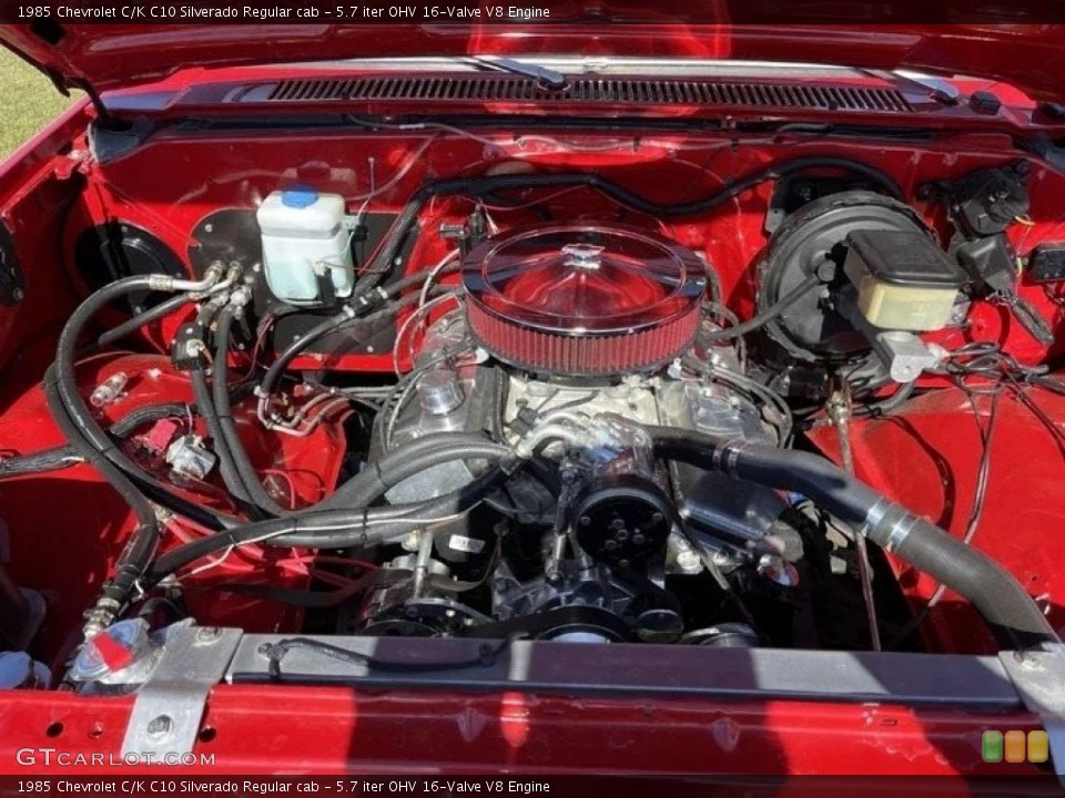 5.7 iter OHV 16-Valve V8 Engine for the 1985 Chevrolet C/K #144095105