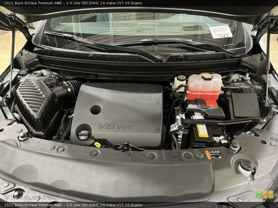 3.6 Liter SIDI DOHC 24-Valve VVT V6 2022 Buick Enclave Engine