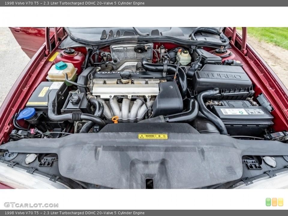 2.3 Liter Turbocharged DOHC 20-Valve 5 Cylinder 1998 Volvo V70 Engine
