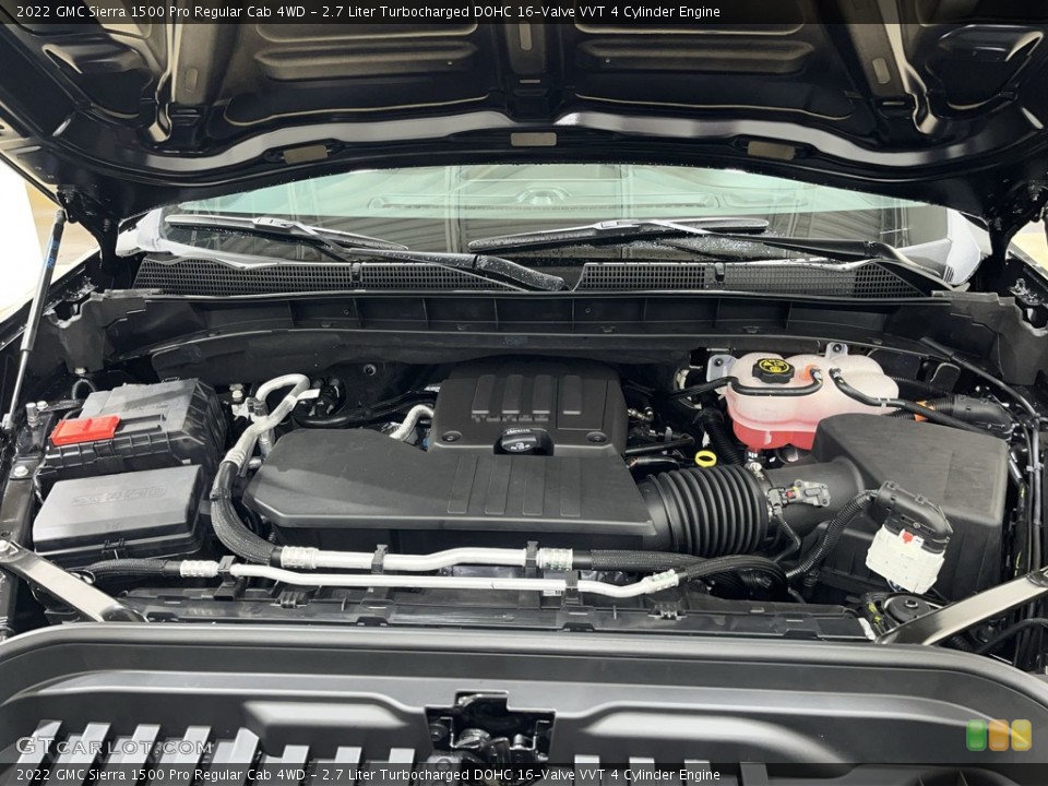 2.7 Liter Turbocharged DOHC 16-Valve VVT 4 Cylinder 2022 GMC Sierra 1500 Engine