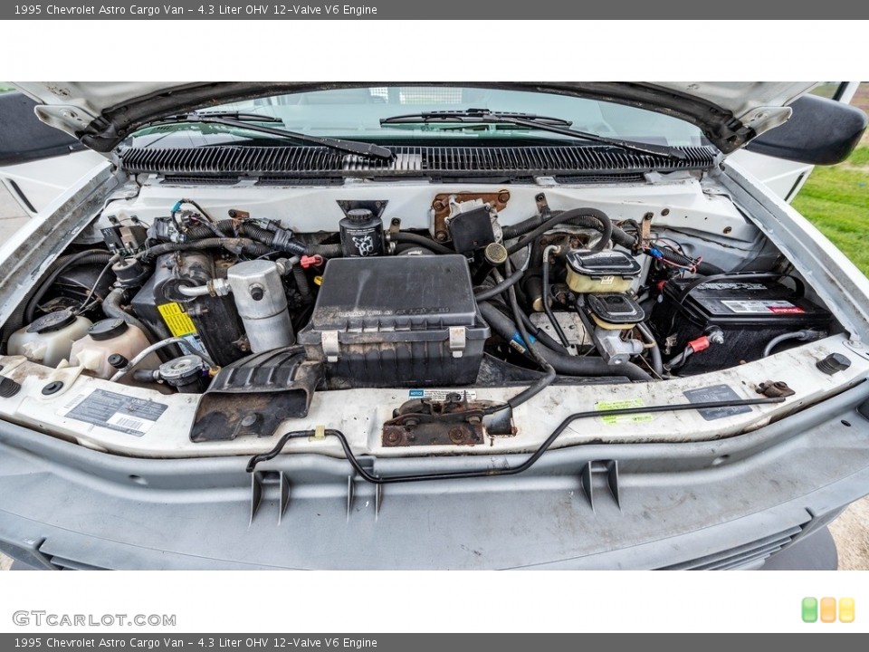 4.3 Liter OHV 12-Valve V6 1995 Chevrolet Astro Engine