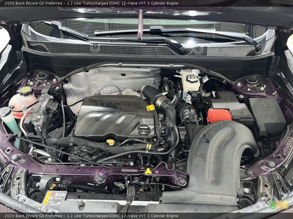 1.2 Liter Turbocharged DOHC 12-Valve VVT 3 Cylinder 2020 Buick Encore GX Engine