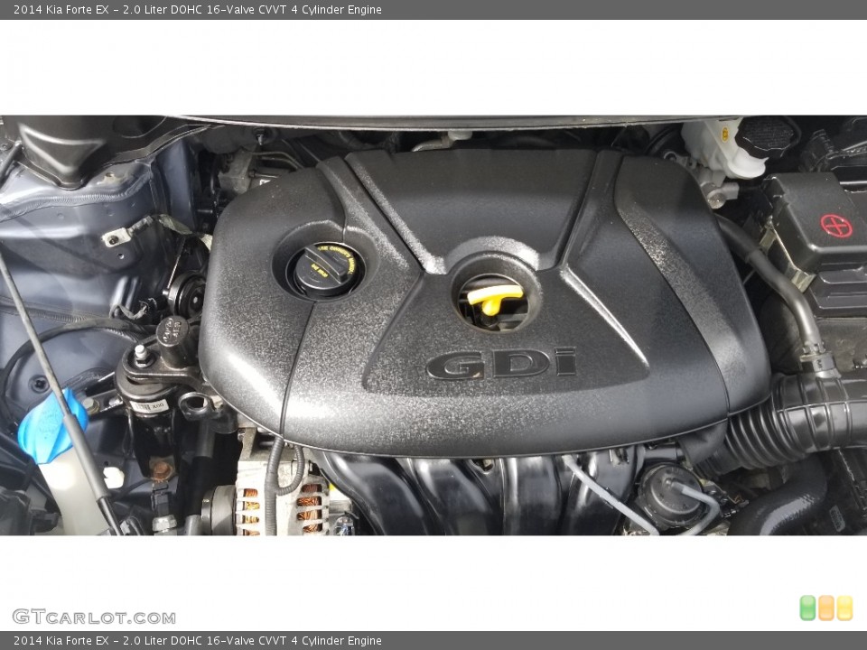 2.0 Liter DOHC 16-Valve CVVT 4 Cylinder 2014 Kia Forte Engine