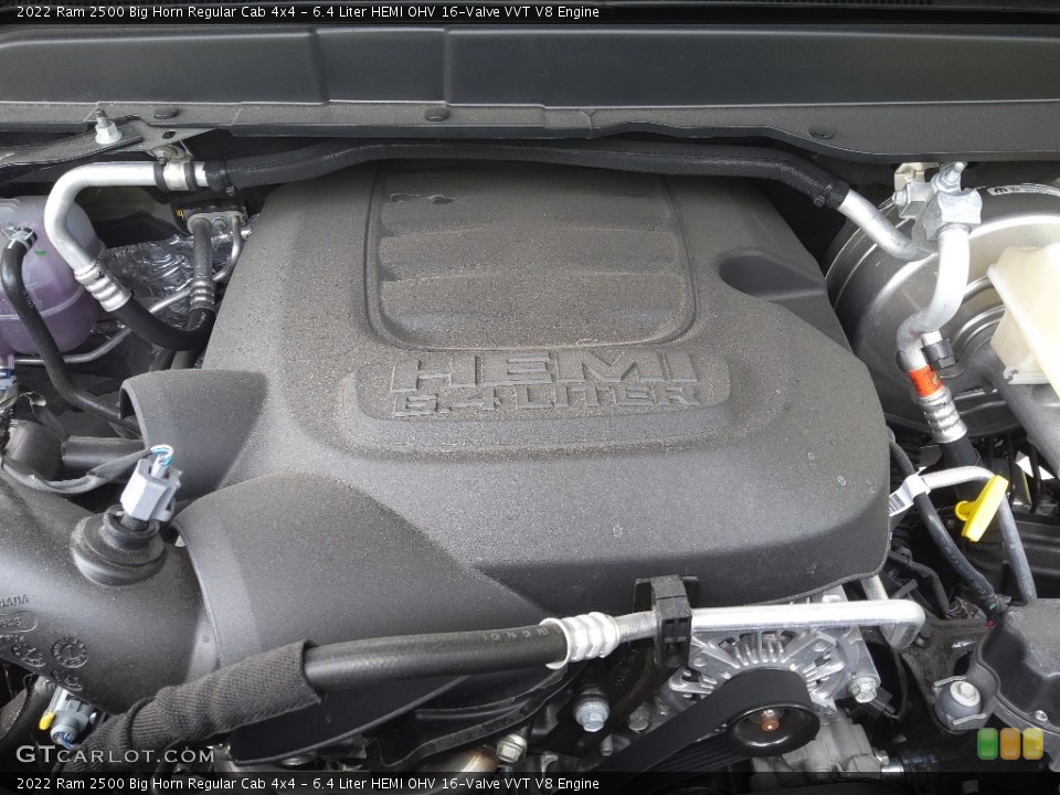 6.4 Liter HEMI OHV 16-Valve VVT V8 2022 Ram 2500 Engine