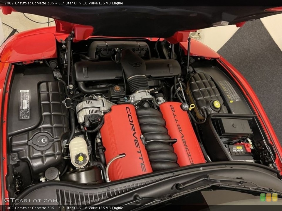 5.7 Liter OHV 16 Valve LS6 V8 2002 Chevrolet Corvette Engine