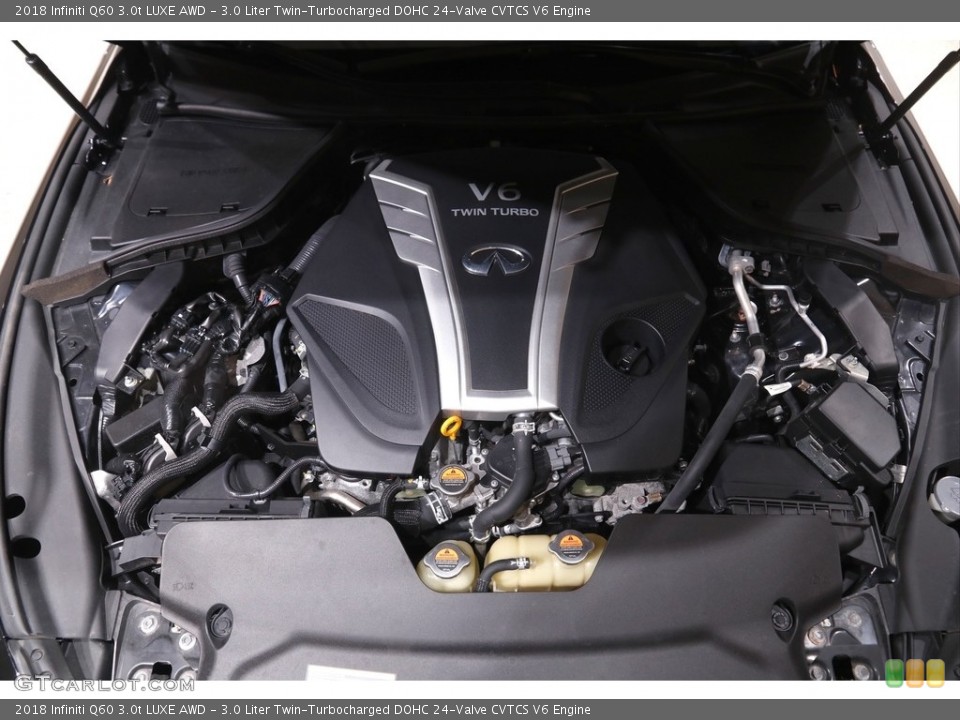 3.0 Liter Twin-Turbocharged DOHC 24-Valve CVTCS V6 2018 Infiniti Q60 Engine