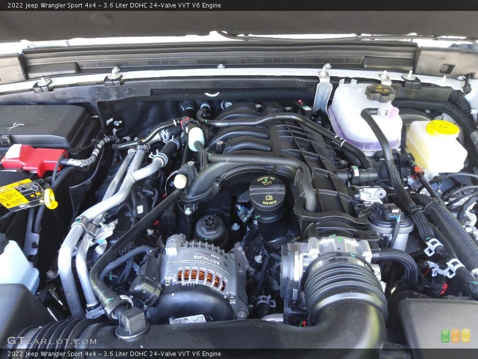 3.6 Liter DOHC 24-Valve VVT V6 Engine for the 2022 Jeep Wrangler #144205326