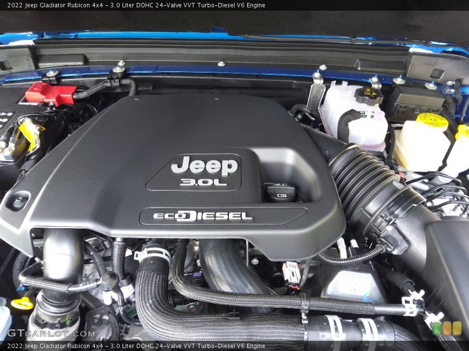 3.0 Liter DOHC 24-Valve VVT Turbo-Diesel V6 Engine for the 2022 Jeep Gladiator #144215832