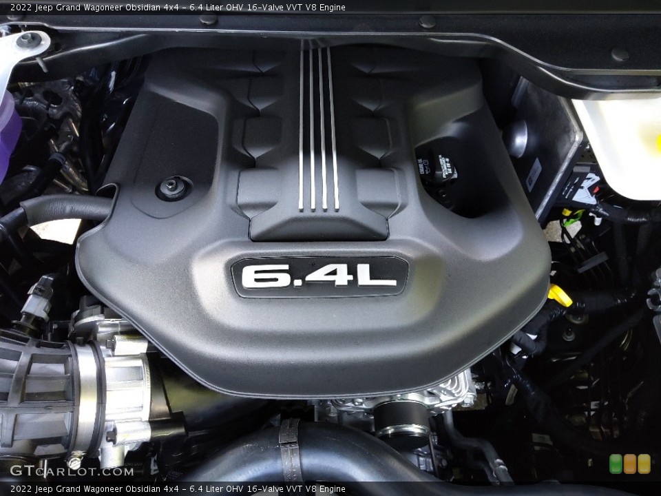 6.4 Liter OHV 16-Valve VVT V8 2022 Jeep Grand Wagoneer Engine