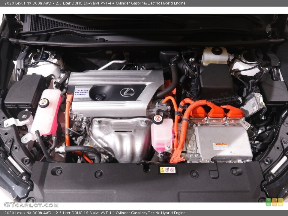 2.5 Liter DOHC 16-Valve VVT-i 4 Cylinder Gasoline/Electric Hybrid 2020 Lexus NX Engine