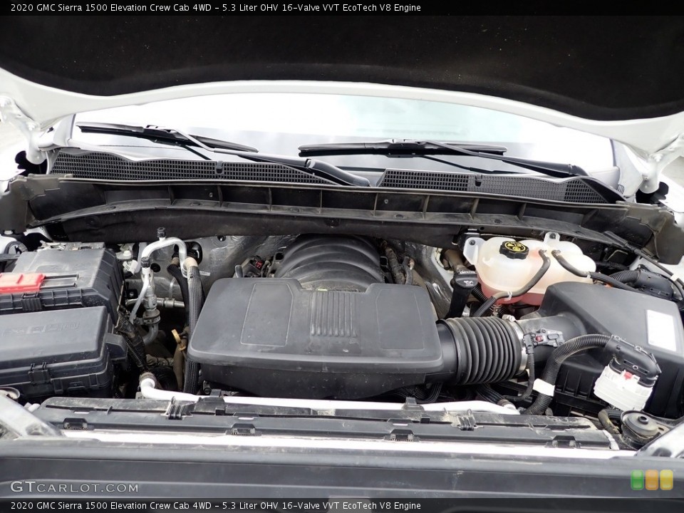 5.3 Liter OHV 16-Valve VVT EcoTech V8 2020 GMC Sierra 1500 Engine