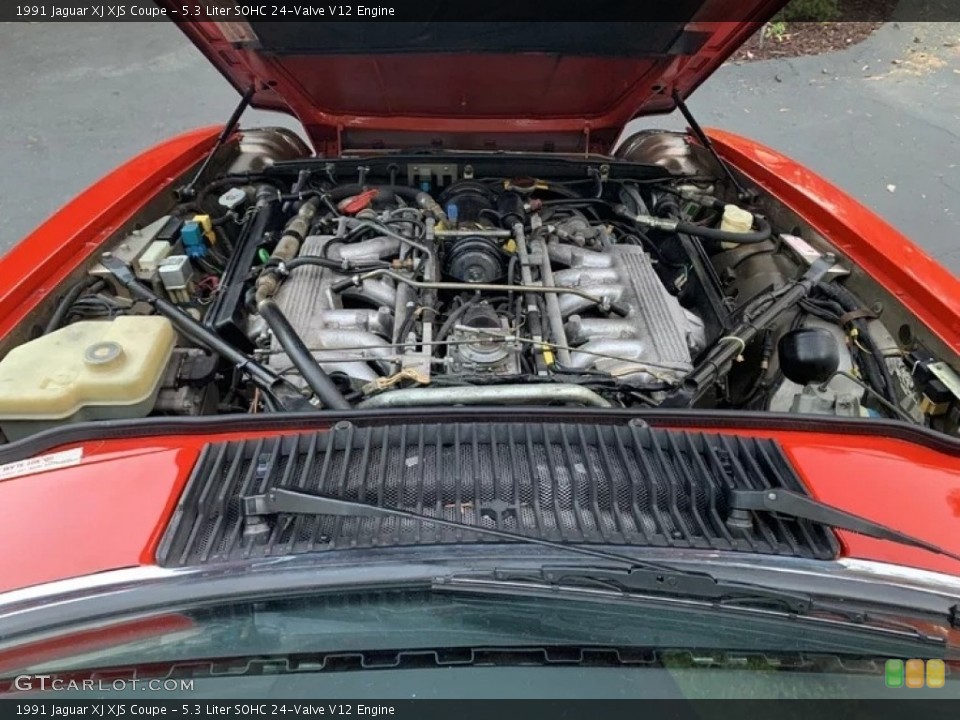 5.3 Liter SOHC 24-Valve V12 1991 Jaguar XJ Engine