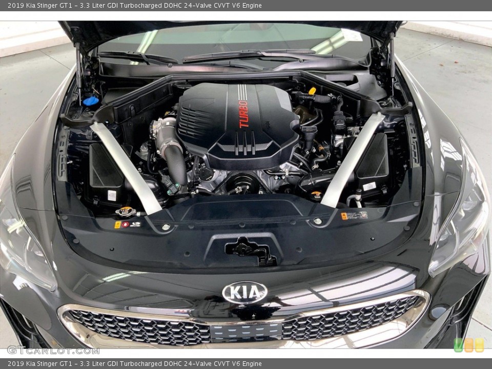 3.3 Liter GDI Turbocharged DOHC 24-Valve CVVT V6 Engine for the 2019 Kia Stinger #144258487