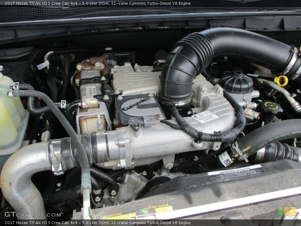 5.0 Liter DOHC 32-Valve Cummins Turbo-Diesel V8 Engine for the 2017 Nissan TITAN XD #144259750