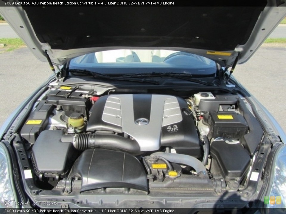 4.3 Liter DOHC 32-Valve VVT-i V8 Engine for the 2009 Lexus SC #144274924