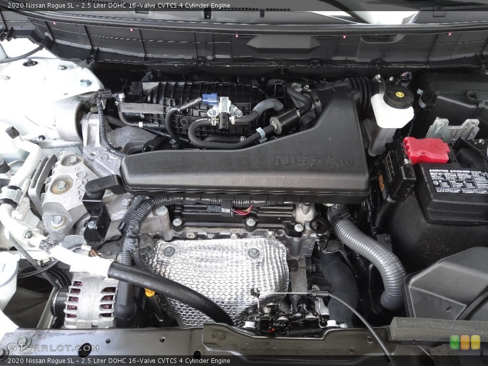 2.5 Liter DOHC 16-Valve CVTCS 4 Cylinder 2020 Nissan Rogue Engine