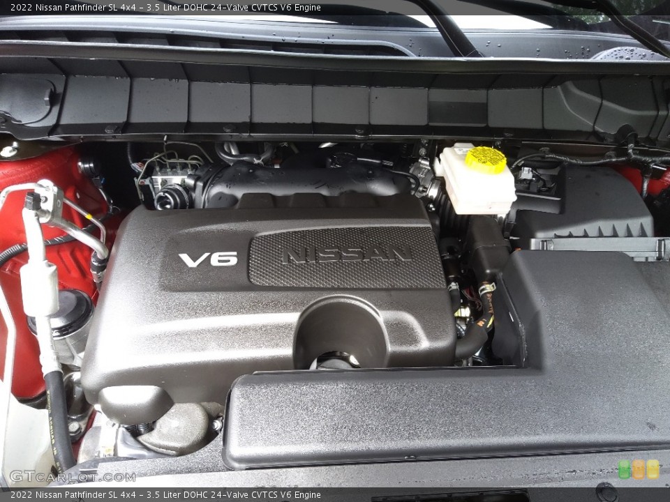 3.5 Liter DOHC 24-Valve CVTCS V6 2022 Nissan Pathfinder Engine
