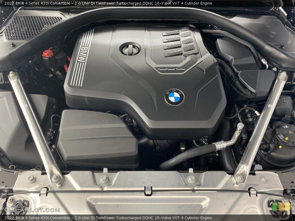 2.0 Liter DI TwinPower Turbocharged DOHC 16-Valve VVT 4 Cylinder 2022 BMW 4 Series Engine