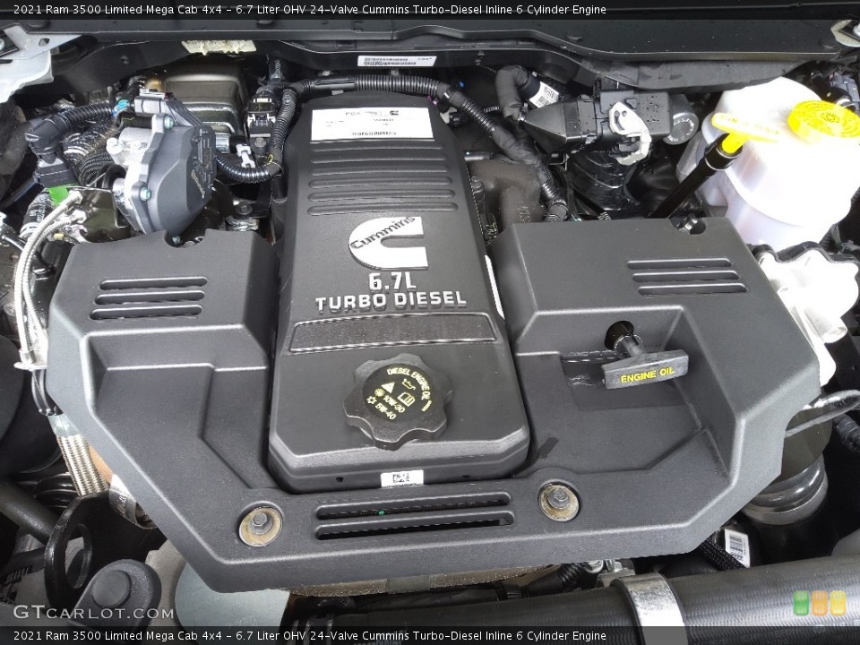 6.7 Liter OHV 24-Valve Cummins Turbo-Diesel Inline 6 Cylinder Engine for the 2021 Ram 3500 #144287716