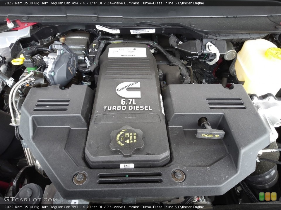 6.7 Liter OHV 24-Valve Cummins Turbo-Diesel inline 6 Cylinder Engine for the 2022 Ram 3500 #144293869