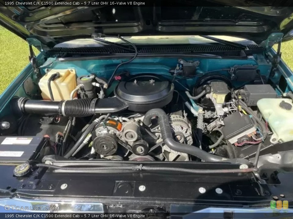 5.7 Liter OHV 16-Valve V8 Engine for the 1995 Chevrolet C/K #144296392