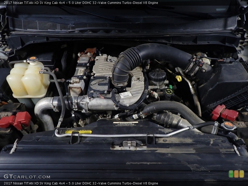 5.0 Liter DOHC 32-Valve Cummins Turbo-Diesel V8 Engine for the 2017 Nissan TITAN XD #144303700