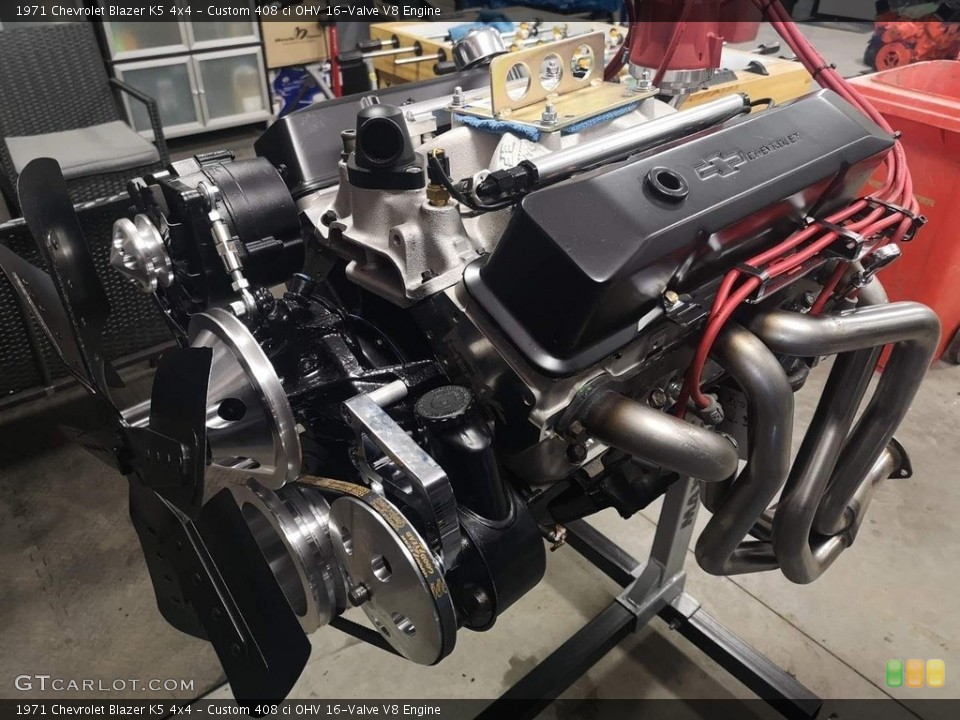 Custom 408 ci OHV 16-Valve V8 Engine for the 1971 Chevrolet Blazer #144314412