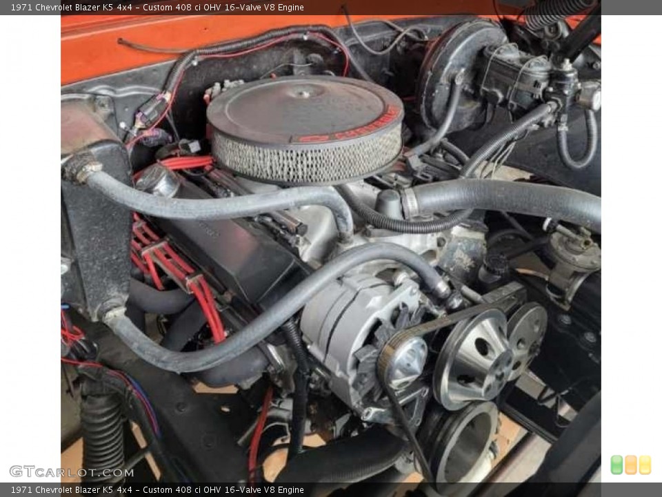 Custom 408 ci OHV 16-Valve V8 Engine for the 1971 Chevrolet Blazer #144314595