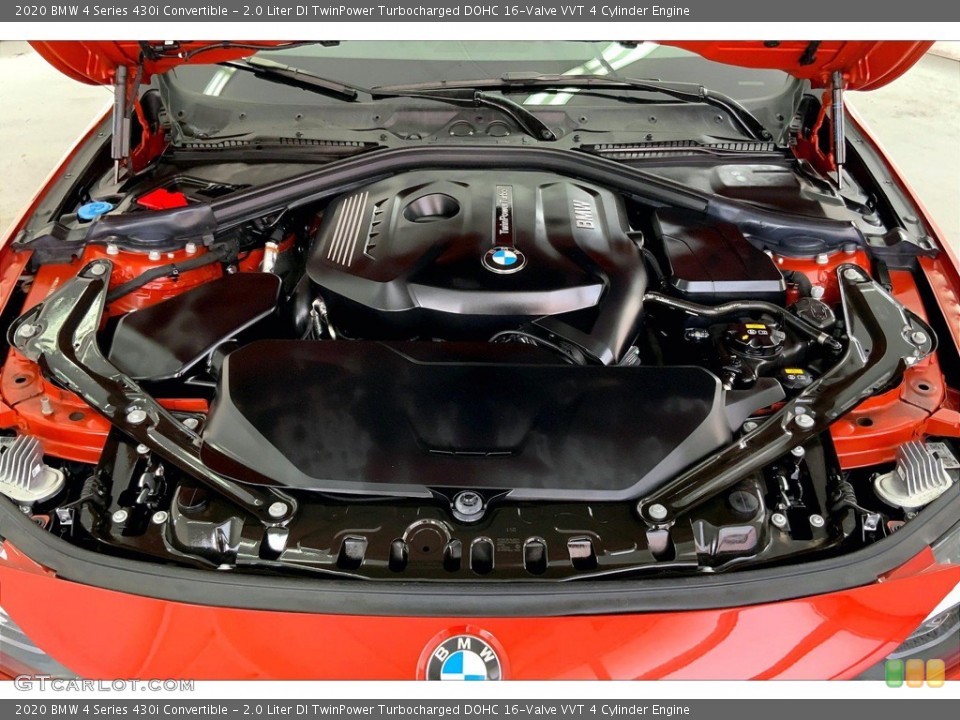 2.0 Liter DI TwinPower Turbocharged DOHC 16-Valve VVT 4 Cylinder 2020 BMW 4 Series Engine