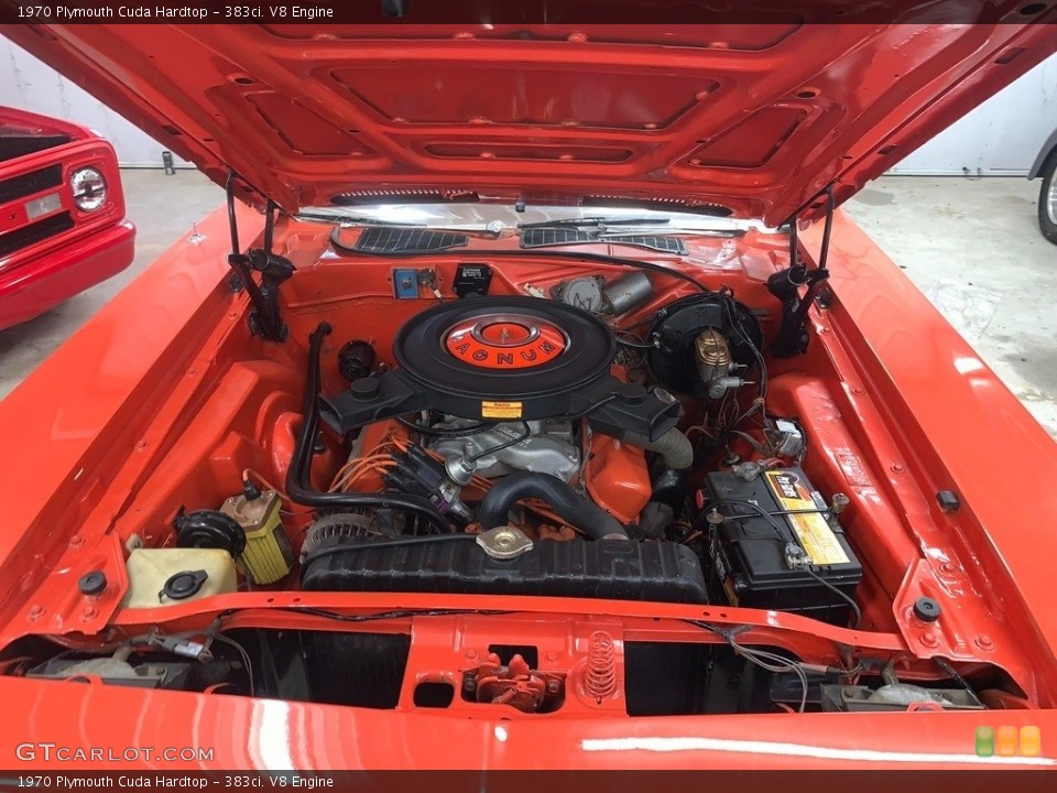 383ci. V8 1970 Plymouth Cuda Engine