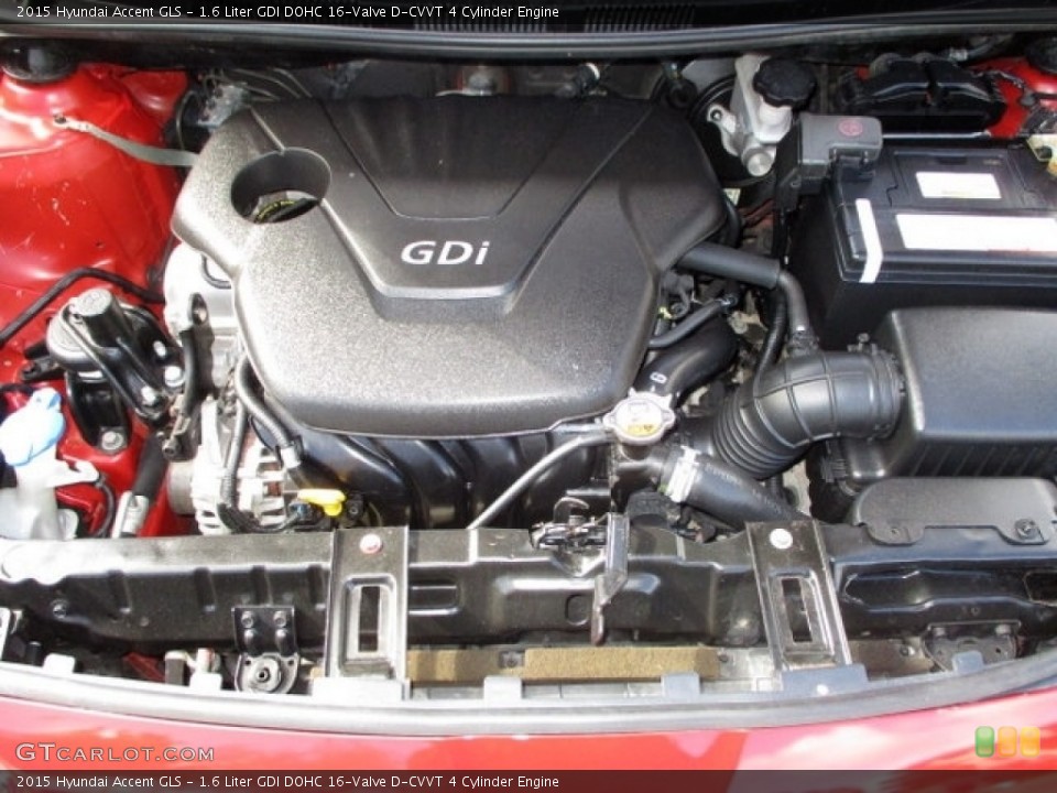 1.6 Liter GDI DOHC 16-Valve D-CVVT 4 Cylinder Engine for the 2015 Hyundai Accent #144356229