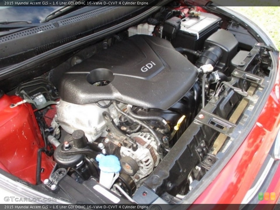 1.6 Liter GDI DOHC 16-Valve D-CVVT 4 Cylinder Engine for the 2015 Hyundai Accent #144356607