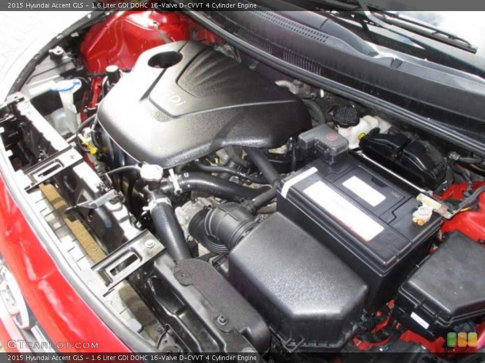 1.6 Liter GDI DOHC 16-Valve D-CVVT 4 Cylinder Engine for the 2015 Hyundai Accent #144356865