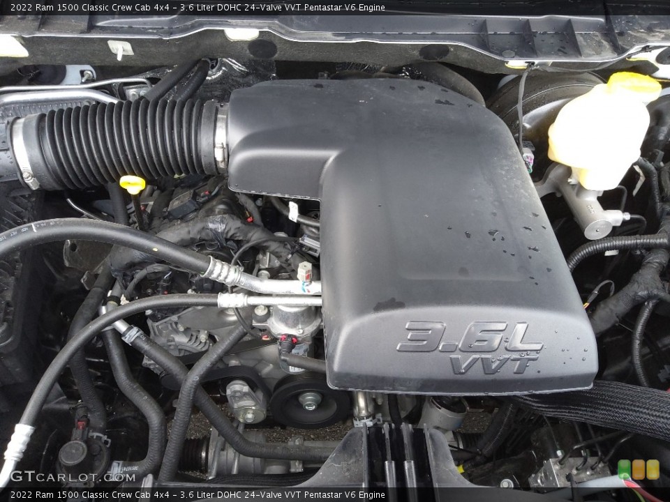 3.6 Liter DOHC 24-Valve VVT Pentastar V6 Engine for the 2022 Ram 1500 #144368290