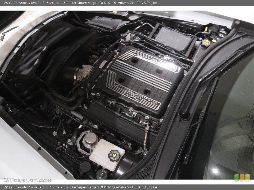 6.2 Liter Supercharged DI OHV 16-Valve VVT LT4 V8 2019 Chevrolet Corvette Engine
