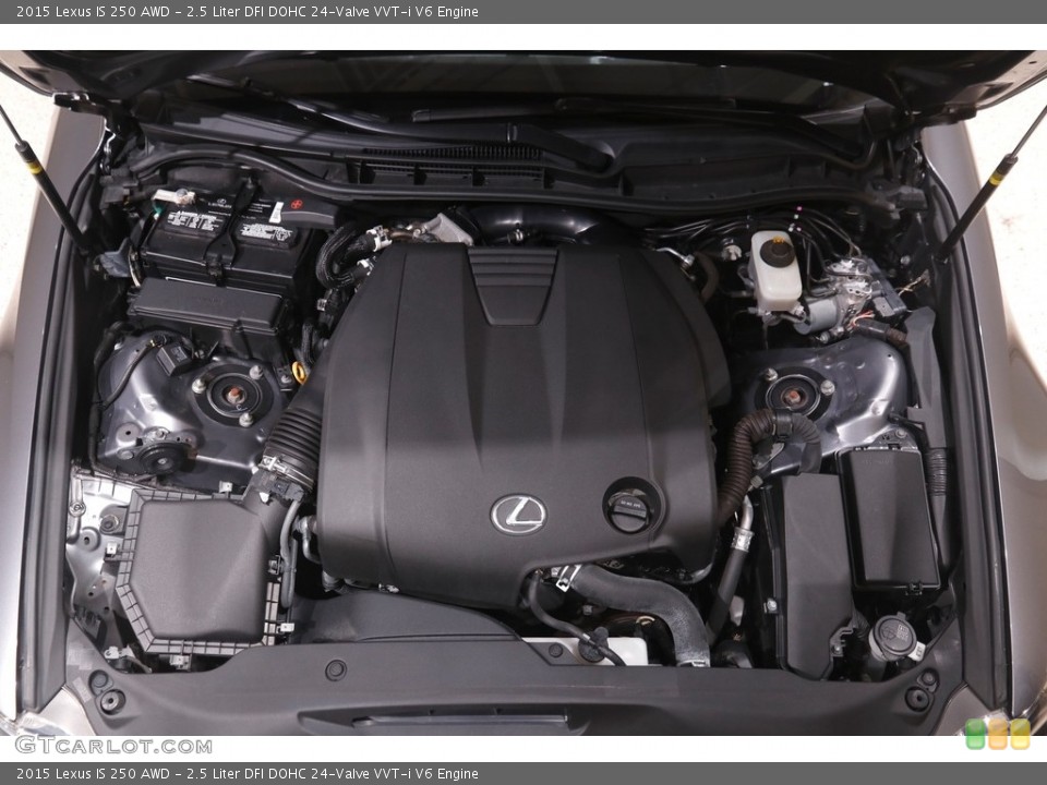 2.5 Liter DFI DOHC 24-Valve VVT-i V6 2015 Lexus IS Engine