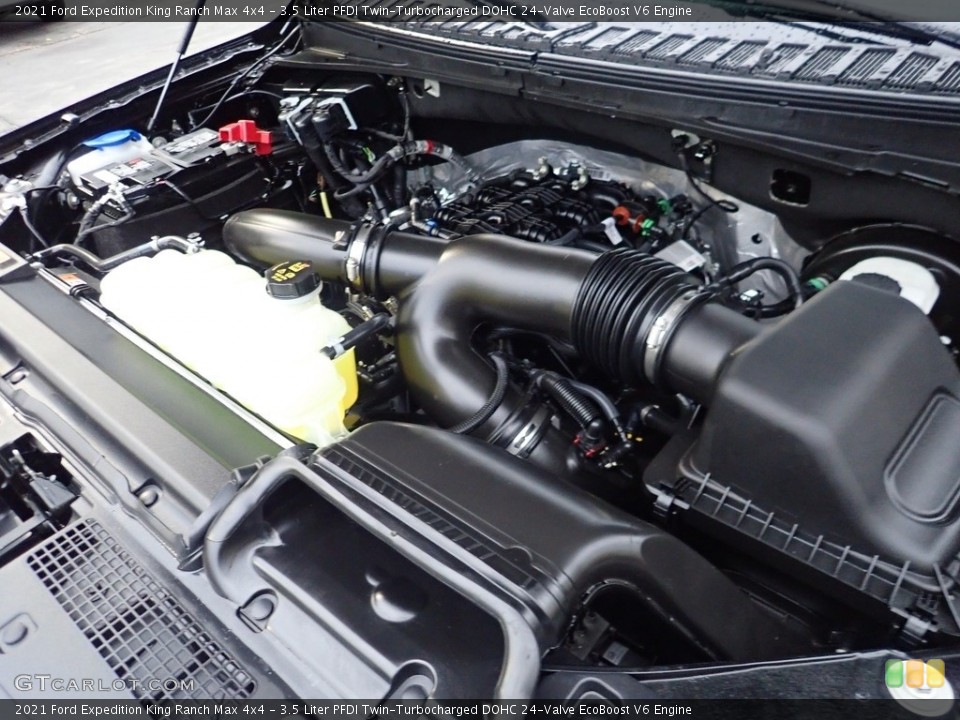 3.5 Liter PFDI Twin-Turbocharged DOHC 24-Valve EcoBoost V6 2021 Ford Expedition Engine