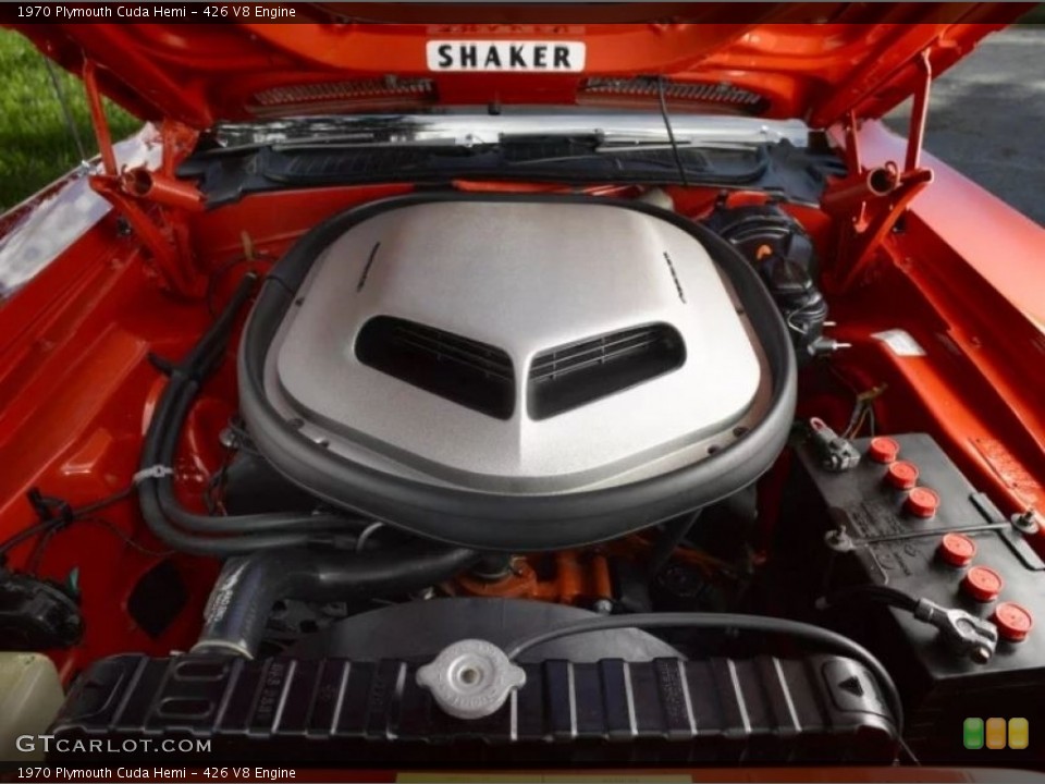 426 V8 1970 Plymouth Cuda Engine