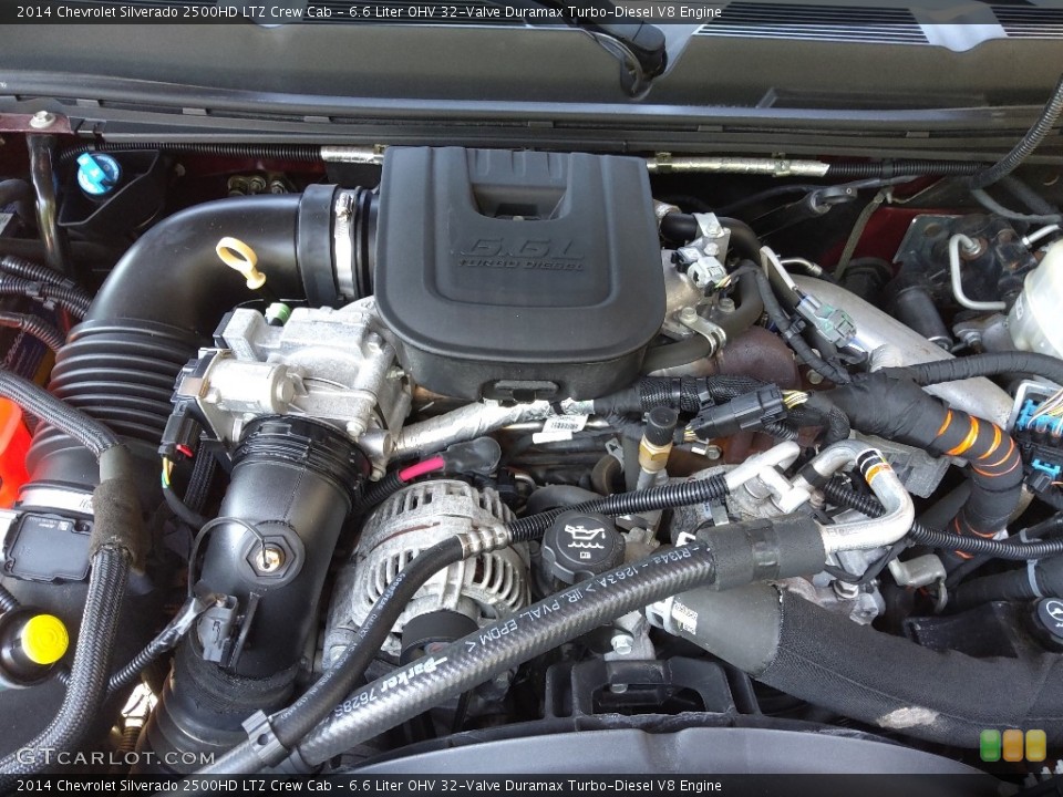 6.6 Liter OHV 32-Valve Duramax Turbo-Diesel V8 Engine for the 2014 Chevrolet Silverado 2500HD #144397642