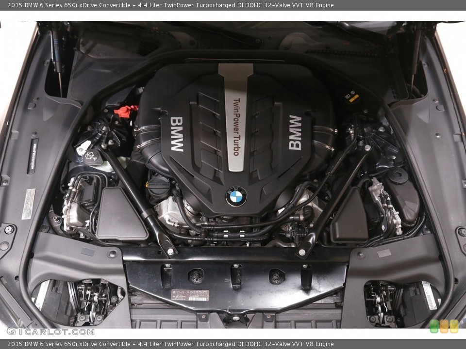 4.4 Liter TwinPower Turbocharged DI DOHC 32-Valve VVT V8 2015 BMW 6 Series Engine