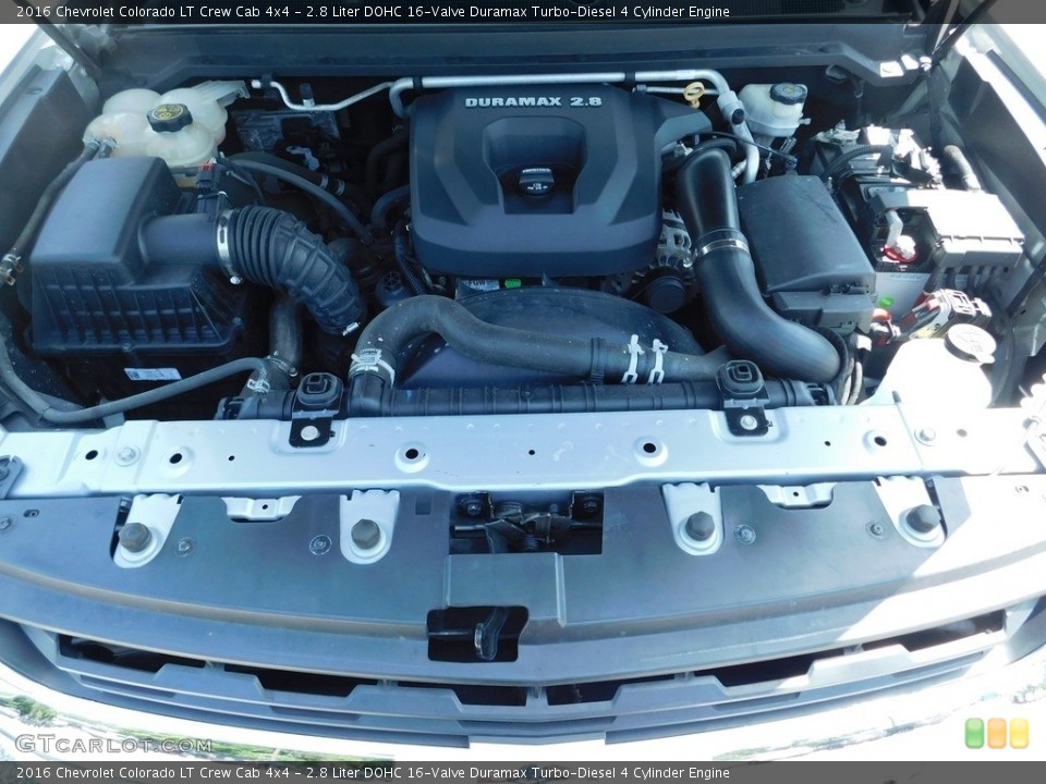 2.8 Liter DOHC 16-Valve Duramax Turbo-Diesel 4 Cylinder 2016 Chevrolet Colorado Engine