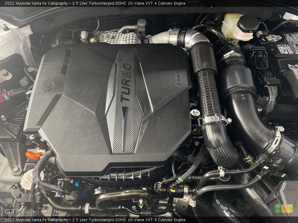 2.5 Liter Turbocharged DOHC 16-Valve VVT 4 Cylinder 2022 Hyundai Santa Fe Engine