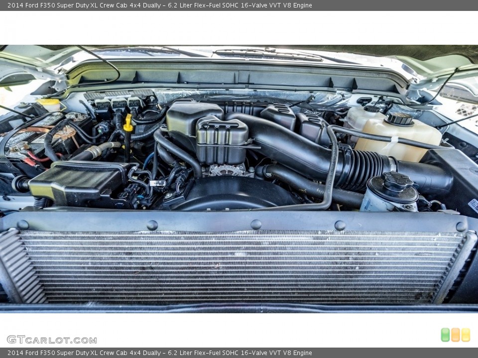 6.2 Liter Flex-Fuel SOHC 16-Valve VVT V8 2014 Ford F350 Super Duty Engine