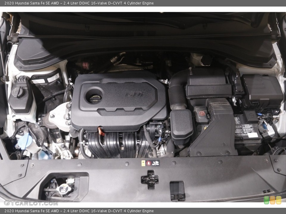 2.4 Liter DOHC 16-Valve D-CVVT 4 Cylinder Engine for the 2020 Hyundai Santa Fe #144415570