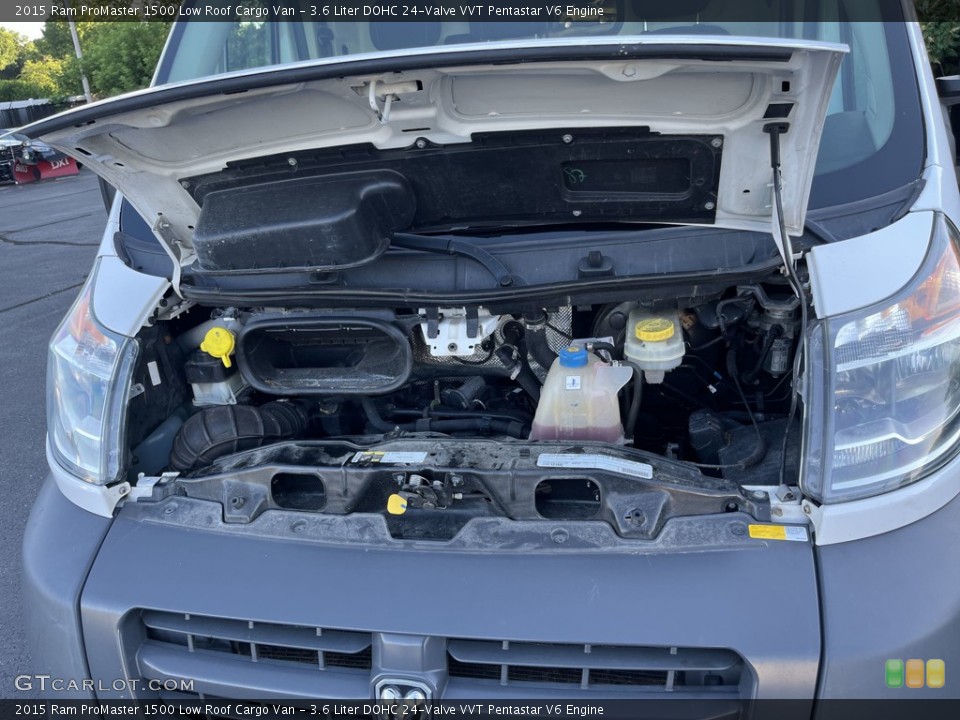 3.6 Liter DOHC 24-Valve VVT Pentastar V6 2015 Ram ProMaster Engine
