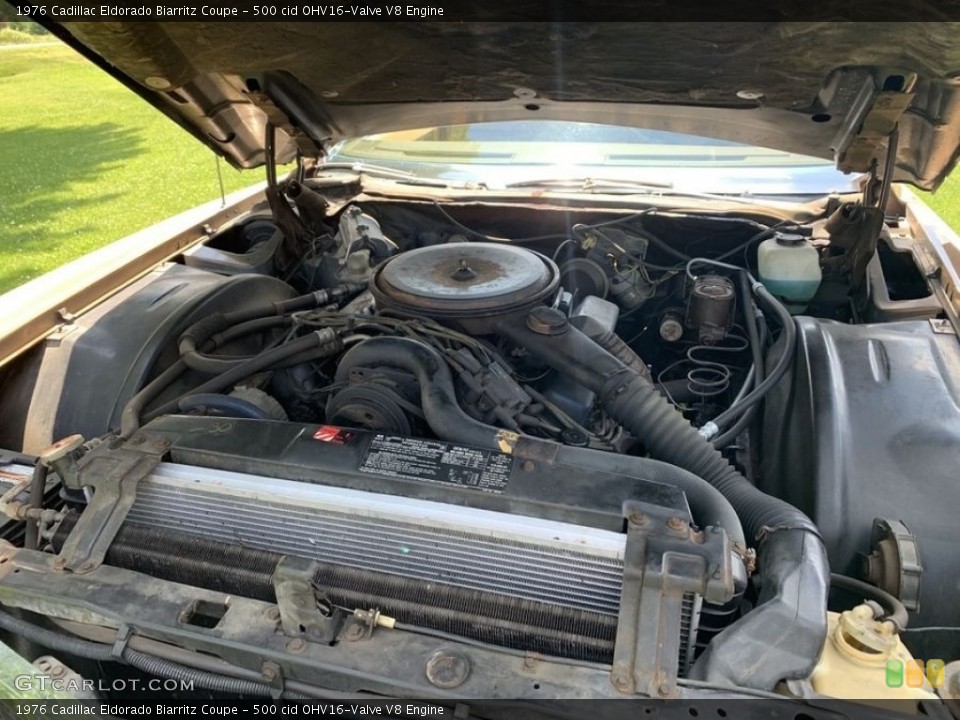 500 cid OHV16-Valve V8 1976 Cadillac Eldorado Engine