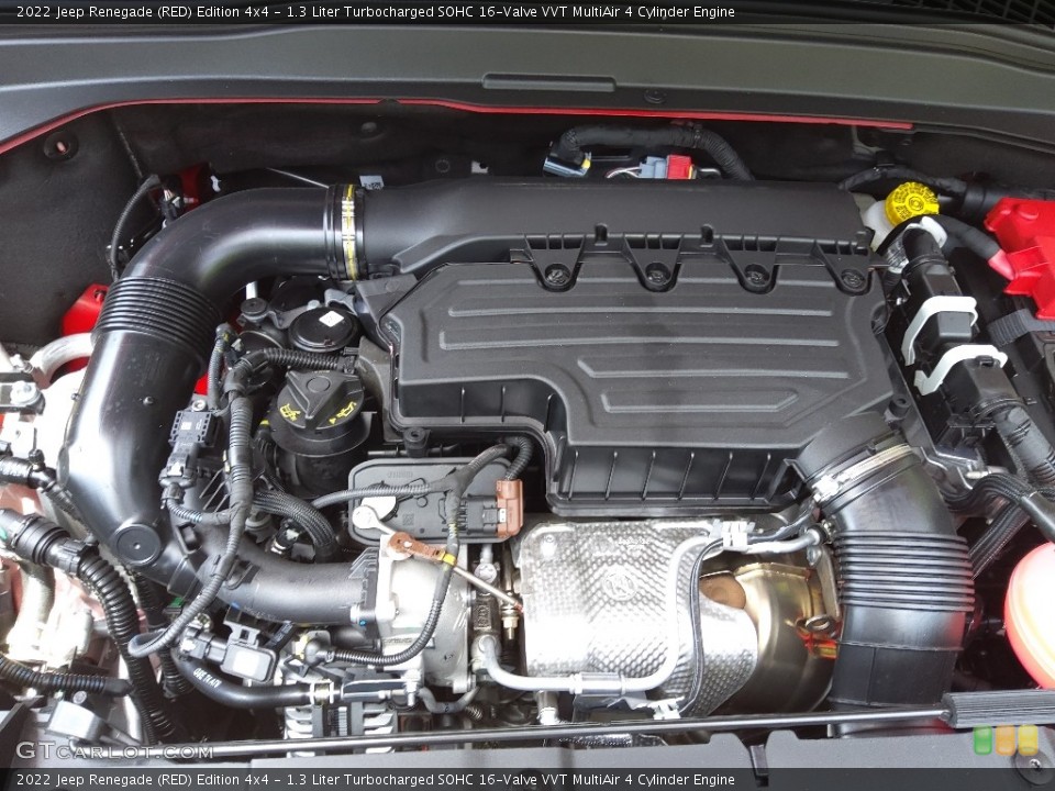 1.3 Liter Turbocharged SOHC 16-Valve VVT MultiAir 4 Cylinder Engine for the 2022 Jeep Renegade #144459742