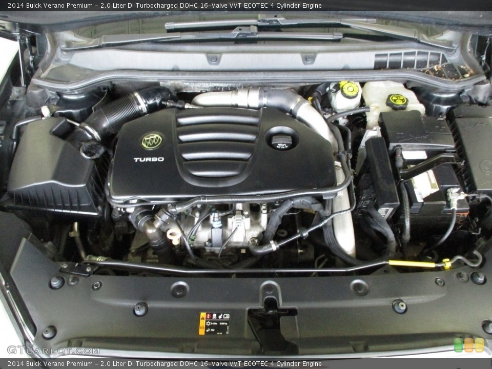 2.0 Liter DI Turbocharged DOHC 16-Valve VVT ECOTEC 4 Cylinder 2014 Buick Verano Engine