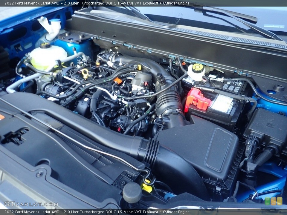 2.0 Liter Turbocharged DOHC 16-Valve VVT EcoBoost 4 Cylinder 2022 Ford Maverick Engine